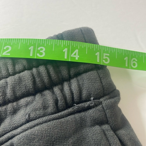 Aerie Wide Leg Fleece Skater Sweatpants Distressed Washed Black Medium - Picture 9 of 16